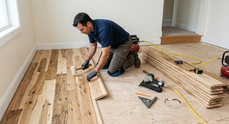 Hickory Floor Installation in Golden, CO