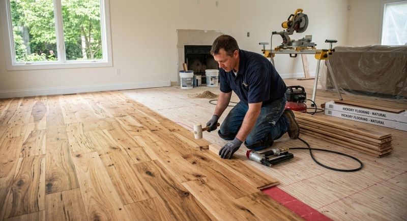 Hickory Floor Installation in Golden, CO