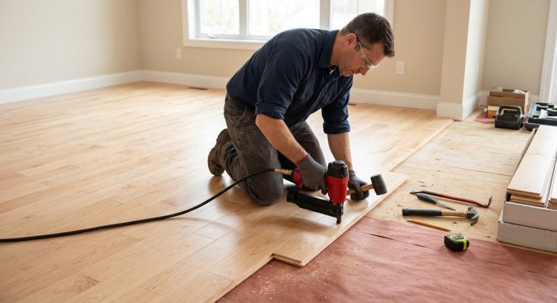 Maple Flooring Installation in Aurora, CO