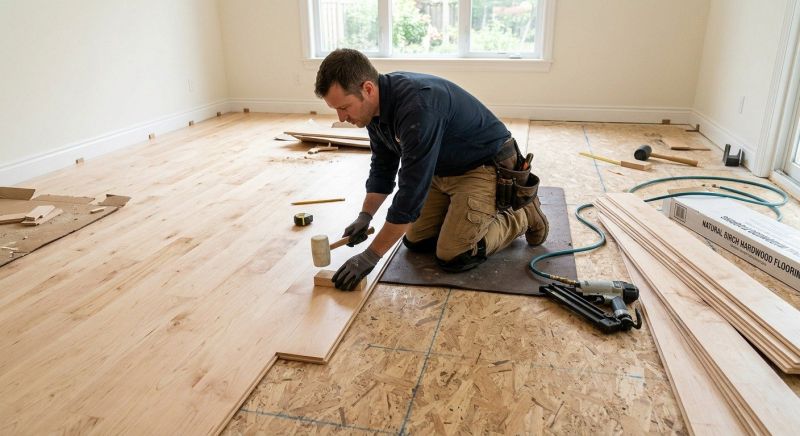 Maple Flooring Installation in Evergreen, CO