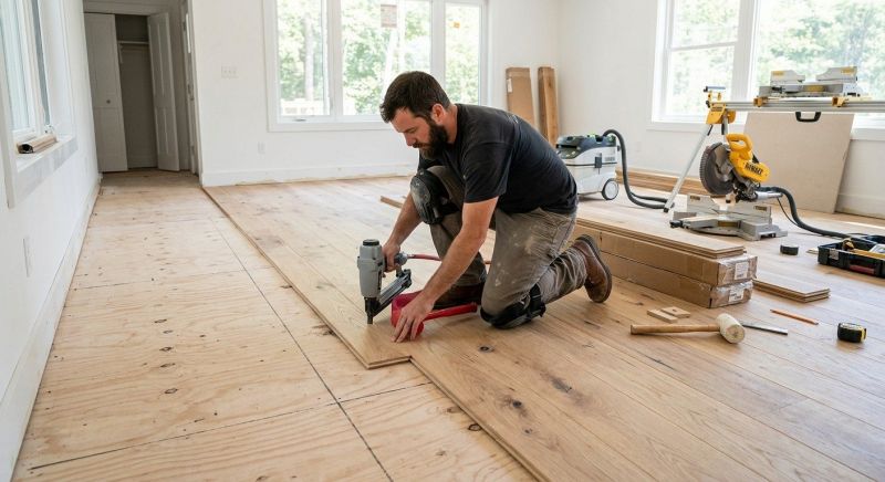 Oak Floor Installation in Louisville, CO
