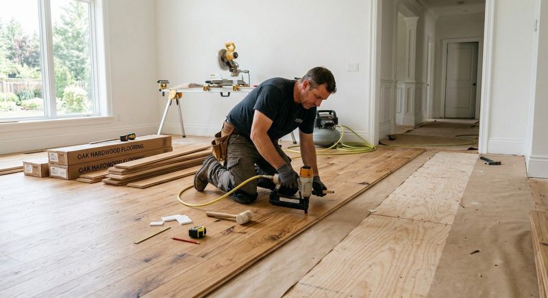 Oak Floor Installation in Park County, CO