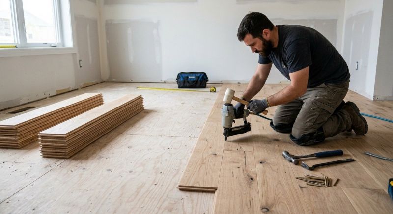 Oak Floor Installation in Wheat Ridge, CO