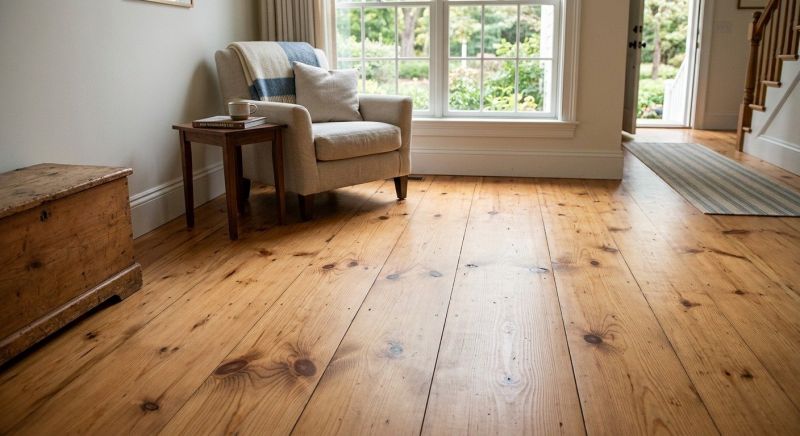 Pine Floor Installation in Golden, CO