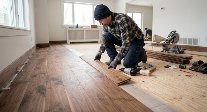 Walnut Flooring Installation in Golden, CO