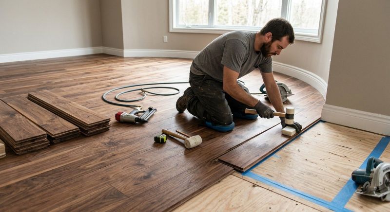 Walnut Flooring Installation in Golden, CO
